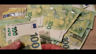 Counting a nice stack of euros