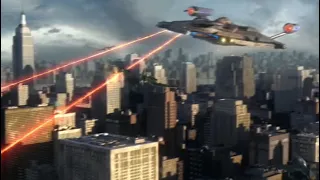 Enterprise Over New York City