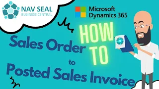Posting a Sales Invoice from your Sales Order | NAV SEAL