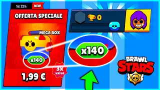 😱 140 MEGA CASSE su ACCOUNT a 0 COPPE a 1,99 € 💣 | Brawl Stars ITA