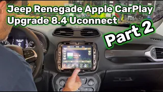 Jeep Renegade Apple CarPlay Upgrade 8.4 Uconnect - Part 2