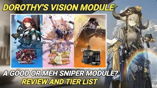 Dorothy's Vision New Module Review and Tier List [Arknights]