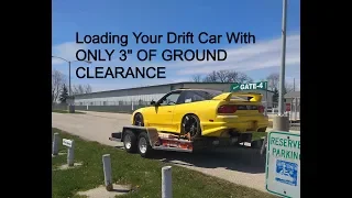 How To Load Your Lowered Car On To A Car Hauler or Trailer