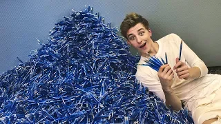 HOW MUCH INK IS THERE in 10000 PENS ?