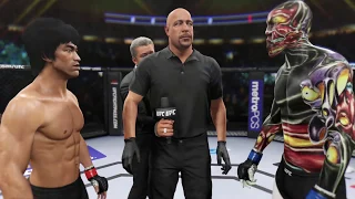 Bruce Lee vs. Voodoo (EA Sports UFC 2) - CPU vs. CPU