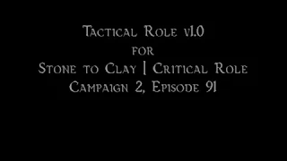c2e91 Tactical Role