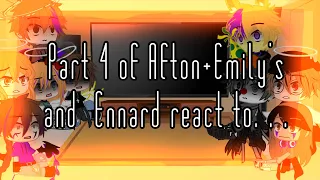 Part 4 Aftons + Emily’s and Ennard react to Michael/Read dec/pls