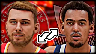 What If LUKA DONCIC & TRAE YOUNG were never TRADED?