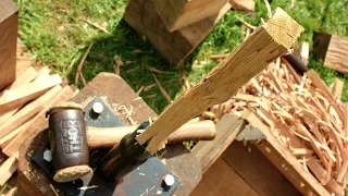 A PRO's way of making Oak pegs 'FAST' for Timber construction