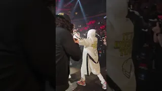NICO ALI WALSH MAKES EPIC RINGWALK WITH FLAVOR FLAV FOR HIS MADISON SQUARE GARDEN DEBUT