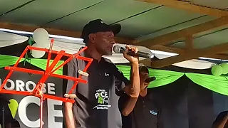 Sir. Lister Serium_ 50 000_Live Performance in Morobe Peace Festival 2022
