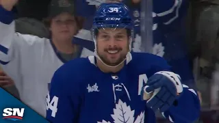 Maple Leafs' Auston Matthews Snipes Point-Blank Shot For 67th Goal Of Season