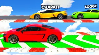 1000% IMPOSSIBLE CAR RACE FOR PROS IN GTA 5