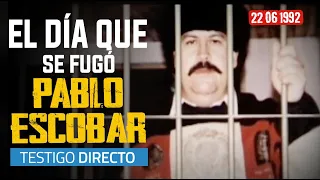 Fuga de Pablo Escobar: 28 años de la peor burla al país - Testigo Directo