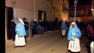 Massafra riti della settimana santa 2013: processione dei misteri