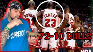 Chicago Bulls 72-10 1995 NBA Season Highlight Mixtape (Reaction)