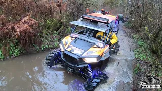 "HELL OR HIGH WATER"...gnarly UTV trail riding through some DEEP, WET and MUDDY trails!