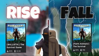 The RISE and FALL of The Survival Game... (Roblox)