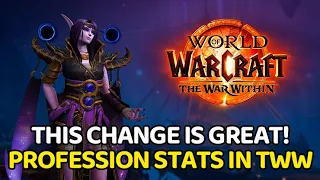These New Profession Stats In The War Within FIX EVERYTHING & Are Great For Alt Armies | TWW Alpha