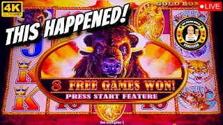 $300 vs Buffalo Gold Slot Machine & This Happened