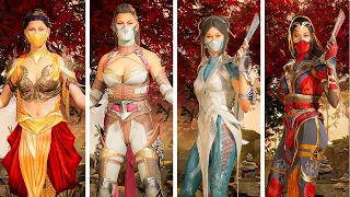 Mortal Kombat 1 - Kitana and Mileena Skins and Gears