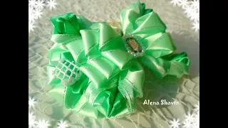 Бантик из атласной ленты🎀МК🎀Laço de fita🎀Ribbon bow / DIY Bow of satin ribbon