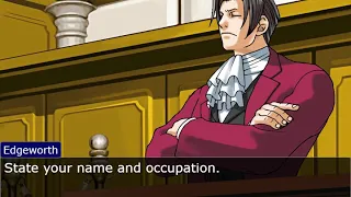 Edgeworth fails to get the witness' name and occupation