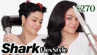BEST WAY TO USE SHARK FLEXSTYLE ON CURLY HAIR