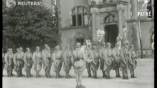 GERMANY / DEFENCE - French Troops leave Koblenz (1929)