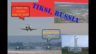 Landing in Tiksi,  Russia ( World Tour in a CRJ2)