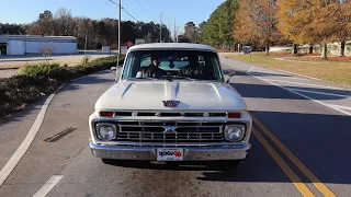 1966 Ford F 100 pickup fully restored!! ride with me and my buddy in his 500plus HP monster! Vlog 14