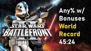 [WR] Star Wars Battlefront II (2005) Speedrun - Any% w/ Bonuses in 45:24