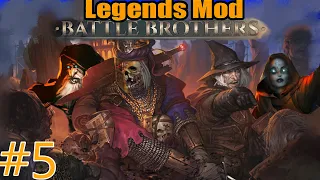 Battle Brothers. Legends mod #5 Just a Little Necromancy