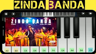 Zinda Banda song Piano tutorial || Musical Sandeep #1tranding