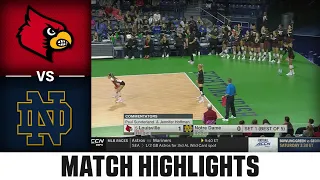 Louisville vs. Notre Dame ACC Volleyball Highlights (2023)