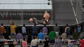 WWE 2K16 Brock Lesnar vs Undertaker Hell In Cell No Mercy 2002