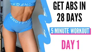 28 DAY ABS CHALLENGE | DAY 1 || UPPER ABS