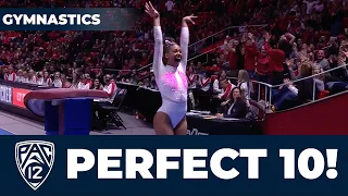 Utah's Jaedyn Rucker nails first career 10 with perfect vault routine vs. Cal
