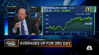 Jim Cramer on Intercontinental Exchange and McDonald's