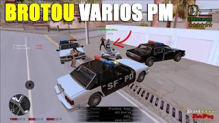 ELA TENTOU.... MAIS DEU NISSO COMIGO NA PM NO BRASIL ROLEPLAY - GTA SAMP ANDROID E PC