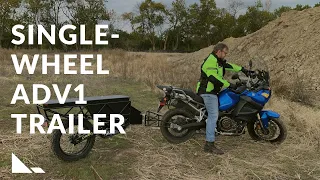 Pasq® ADV1 Single-Wheel Trailer for ADV Motorcycles