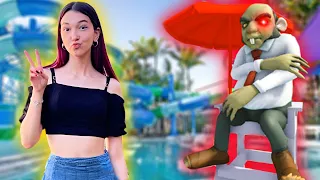 Roblox - ENTRAMOS EM UM PARQUE AQUÁTICO MUITO LOUCO (Mr Brain´s Waterpark) | Luluca Games