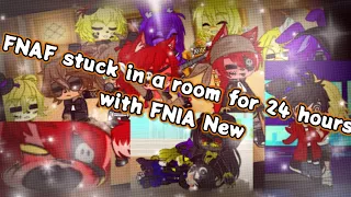 FNAF 1 stuck in a room with FNIA 1 New for 24 hours // || Gacha Club #1