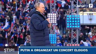 Vladimir Putin a hotărât să marcheze opt ani de anexare a Crimeii cu un concert pe stadionul Lujniki