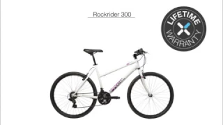 ГОРНЫЙ ВЕЛОСИПЕД ROCKRIDER 300 ЖЕН  B'TWIN