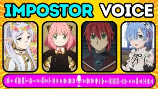 🔊 Find the Anime Character with a Different VOICE? 🤩 ANIME QUIZ
