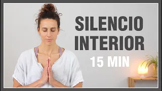 Meditación para CALMAR la mente y REDUCIR el estrés (sin música) 15 minutos | Anabel Otero
