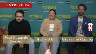 JOSÉ EDUARDO DERBEZ, HERLY RG y GIUSSEPE GAMBA hablan de "EL ROOMIE" su nueva película | Entrevista