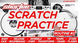 SCRATCH DJ PRACTICE ROUTINE ★ 23+ Scratch Skills | Q&A Scratch Drill #2 (Improve Your Scratching!)