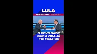 Lula no Ratinho: O Povo sabe que a vida já foi melhor